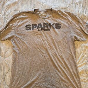 Men's Grey Sparks Motors T-Shirt